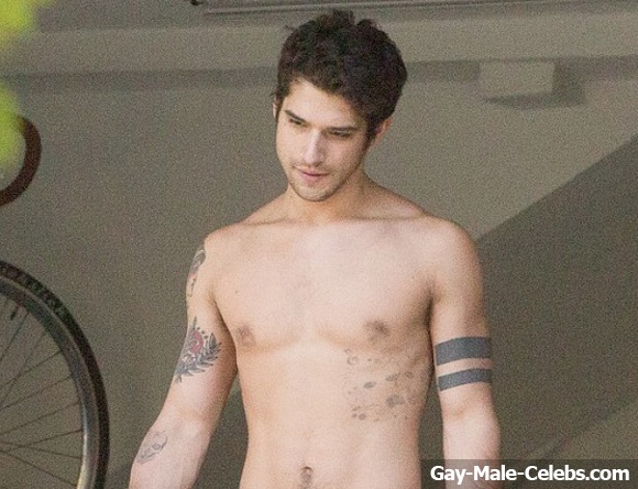 Tyler Posey Looking Hot Shirtless Outdoors - Gay-Male-Celebs