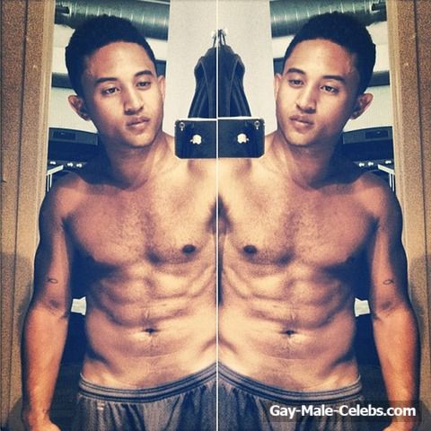 Tahj Mowry Flashing His Huge Cock