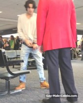 Twilight Actor Bronson Pelletier Caught Peeing at LAX Airport
