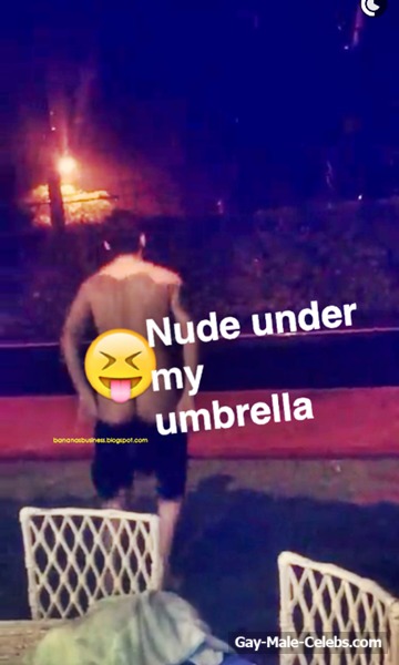 Rodrigo Marim Nude and Underwear Selfie