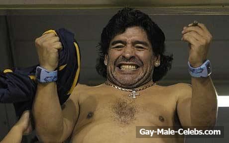 Diego Maradona Frontal Nude and Sexy Photos