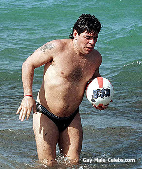 Diego Maradona Frontal Nude and Sexy Photos