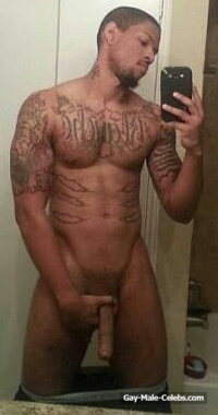 Black Male Model Sherrod Belton Frontal Nude Selfie Photos