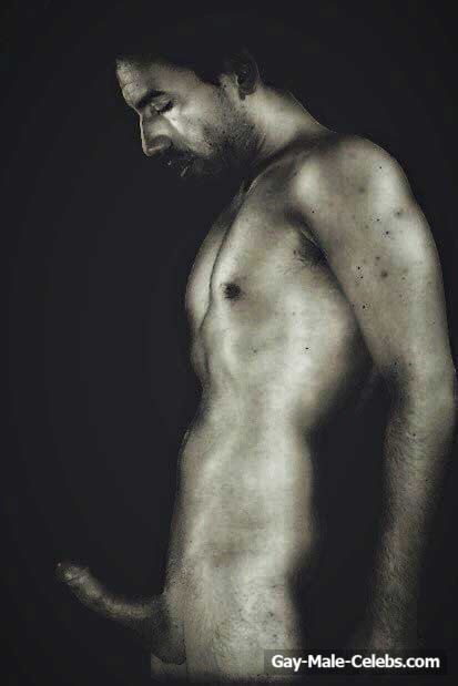 Mark-Eugene Garcia Frontal Nude Posing Photos