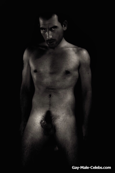 Mark-Eugene Garcia Frontal Nude Posing Photos