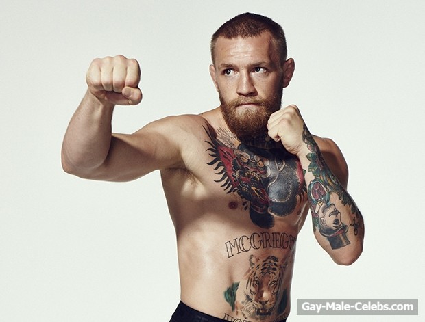 Conor McGregor Caught Showing His Cock On The Ring