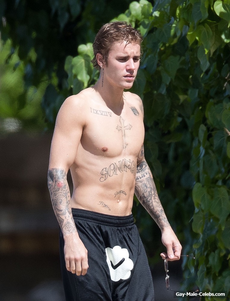 Justin Bieber Paparazzi Sexy Shirtless Photos Gay Male