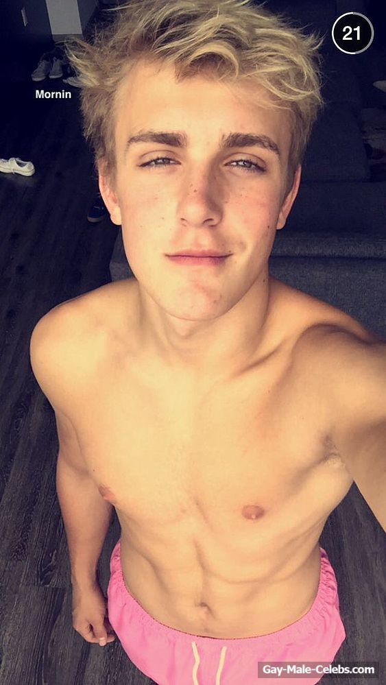 American Actor and Internet Personality Jake Paul Nude and Sexy Selfie