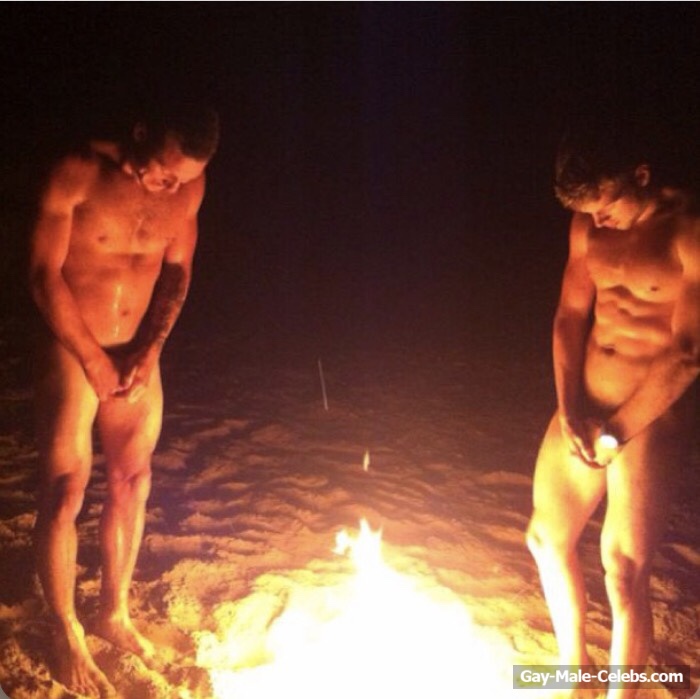 John Chapman and Leon Bustin Nude Posing Photos