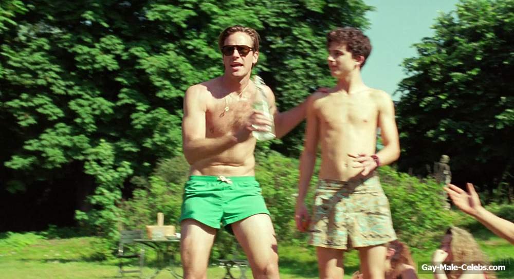 Armie Hammer &amp; Timothee Chalamet in Call Me By Your Name