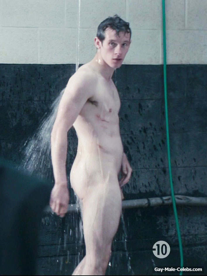 Callum Turner Frontal Nude in Glue