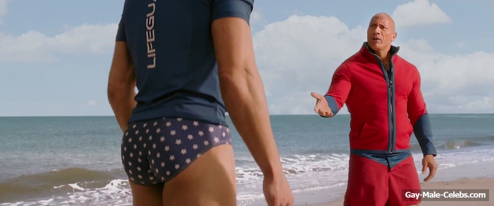 Zac Efron In Tight Speedo For Baywatch