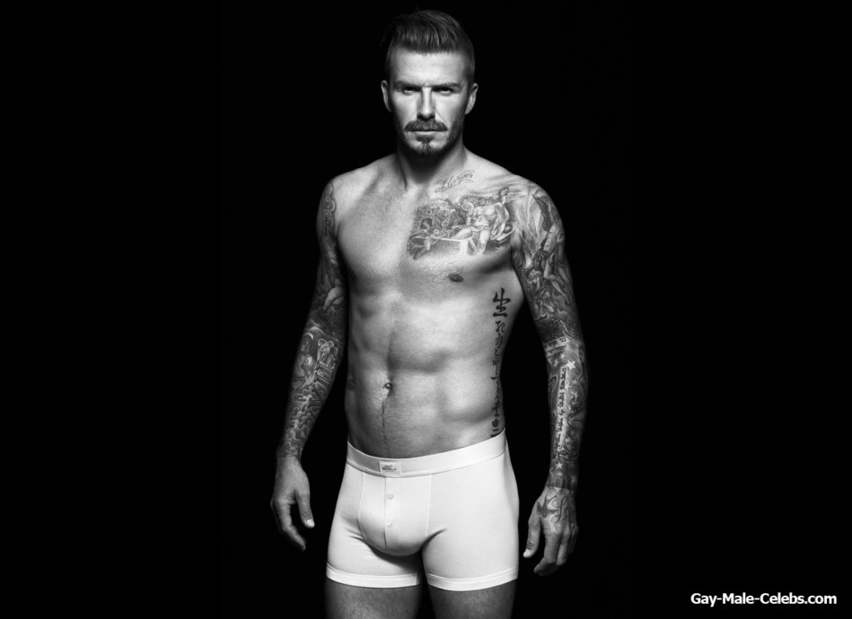 Sport Star David Beckham Shirtless and Underwear Shots