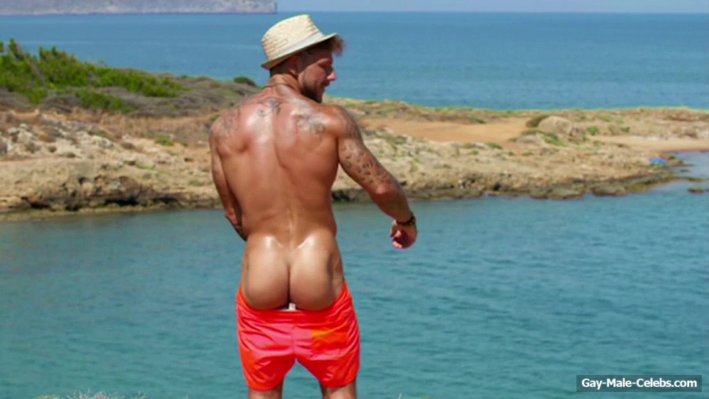 Sean Pratt Nude Ass in Ex On The Beach
