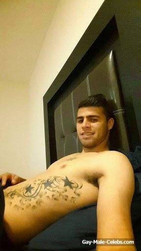 Soccer Player Martin Alaniz Leaked Nude and Hard Cock Selfie
