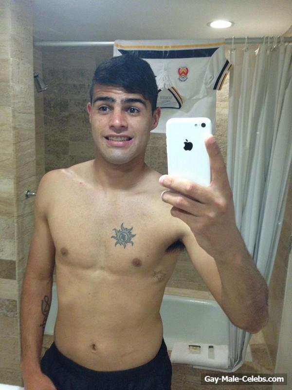 Soccer Player Martin Alaniz Leaked Nude and Hard Cock Selfie