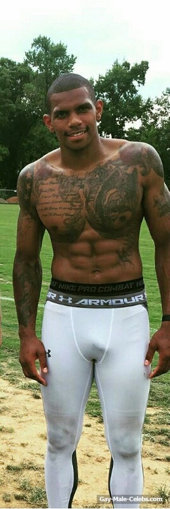 American Football Terrelle Pryor Shirtless and Bulge Photos