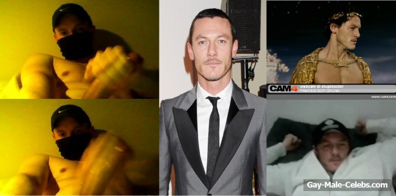 Drunk Luke Evans Caught Naked On Cam4 (Fake?)