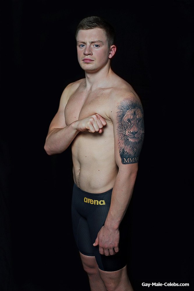 Adam Peaty Shirtless Selfie and Dancing In Tight Underwear