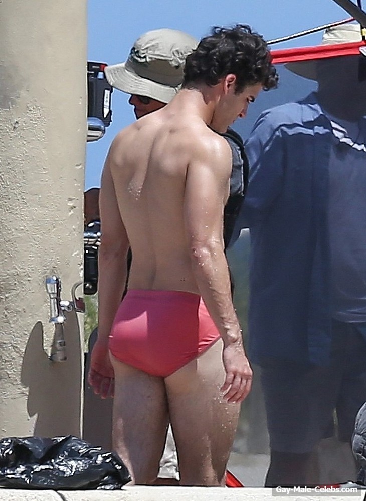 Darren Criss Paparazzi Bulge and Wet Speedo Photos