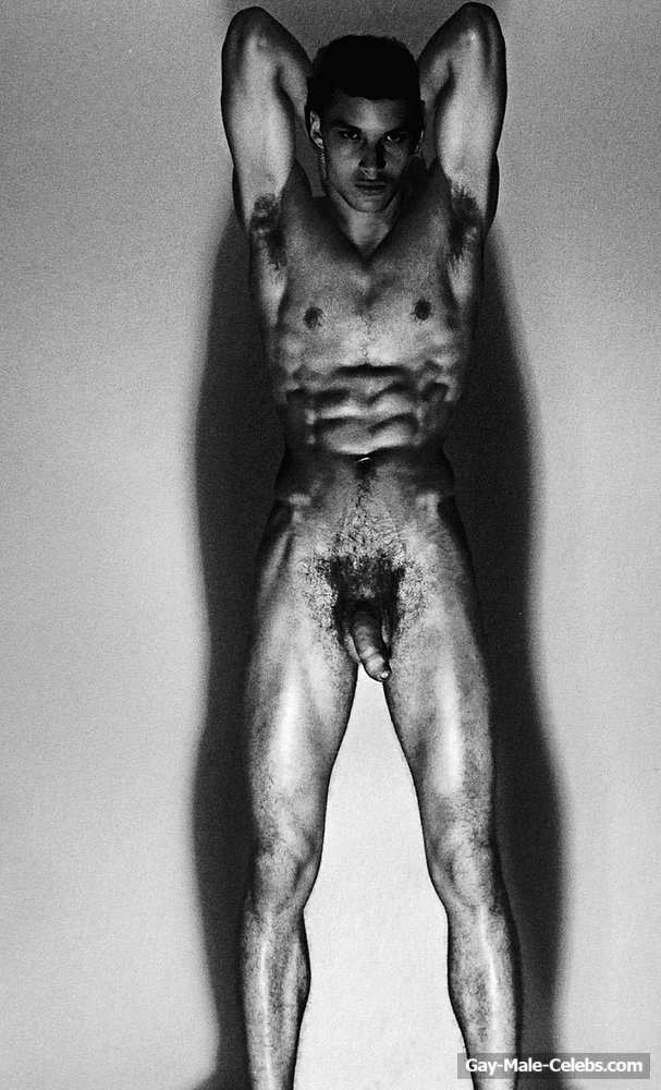 Male Model Lewis Mayhew Frontal Nude Photoshoot