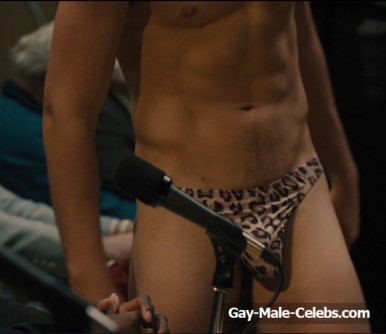 Miles Teller Shows His Gorgeous Ass In Leopard G-string