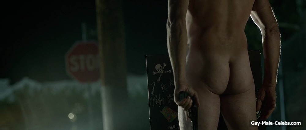 Bruce Willis Nude And Gets Gun In His Tight Ass In The Once Upon A Time In Venice pic