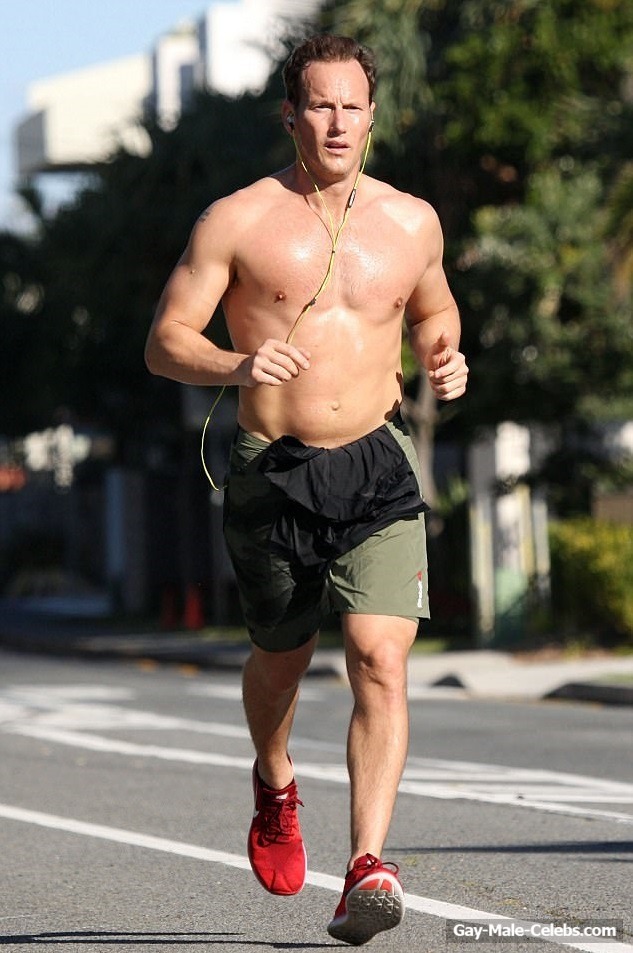 Actor Patrick Wilson Paparazzi Shirtless Photos
