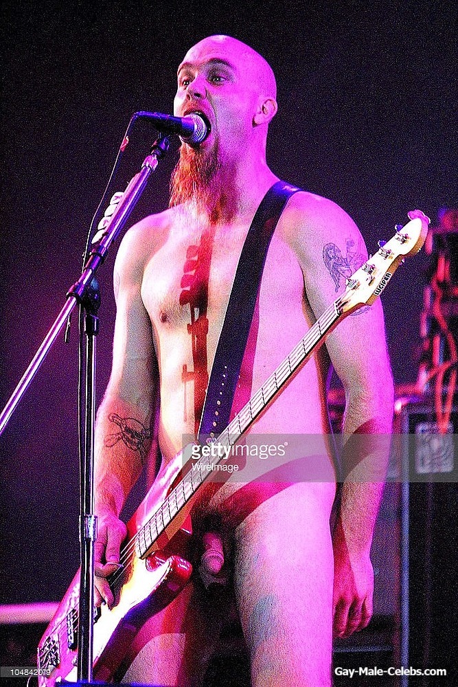 American Singer Nick Oliveri Frontal Nude On Stage