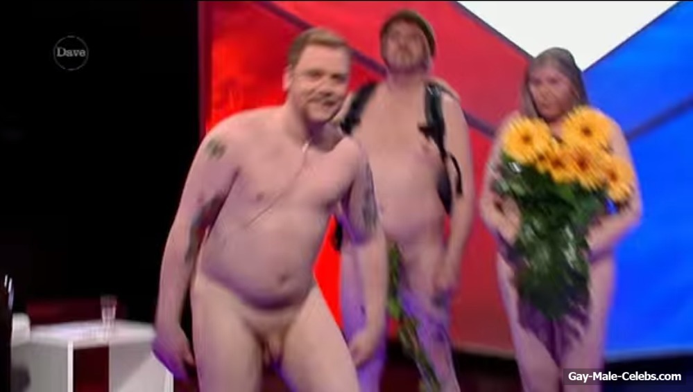 Rufus Hound Frontal Nude On TV-show
