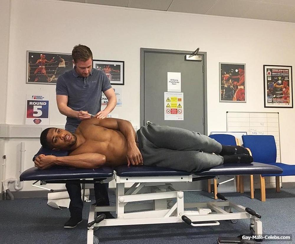 Anthony Joshua Shirtless And Bulge Photos