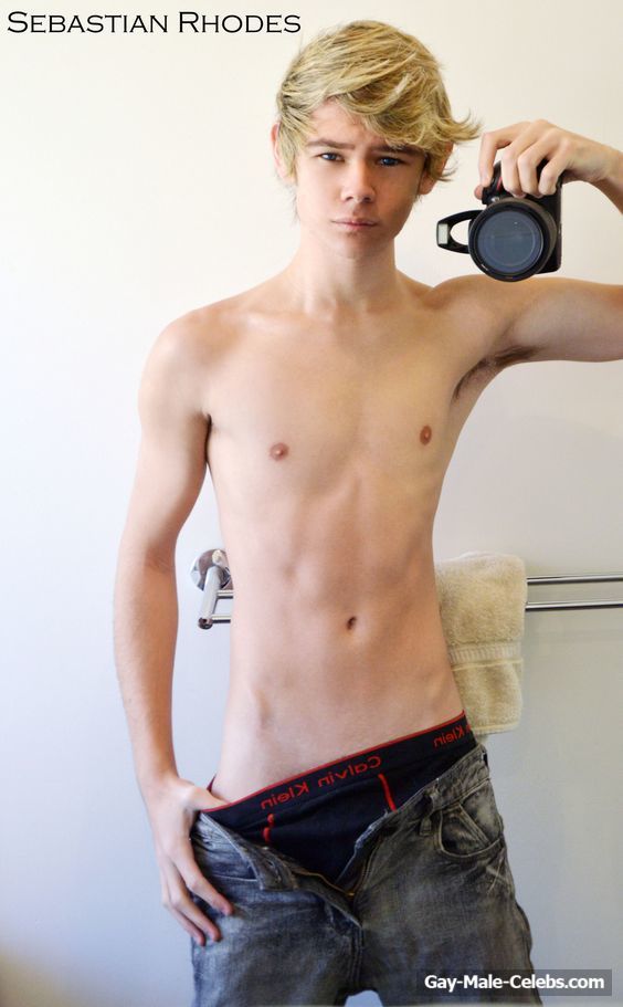 Youtuber And Openly Gay Sebastian Rhodes Leaked Huge Cock Selfie Photos