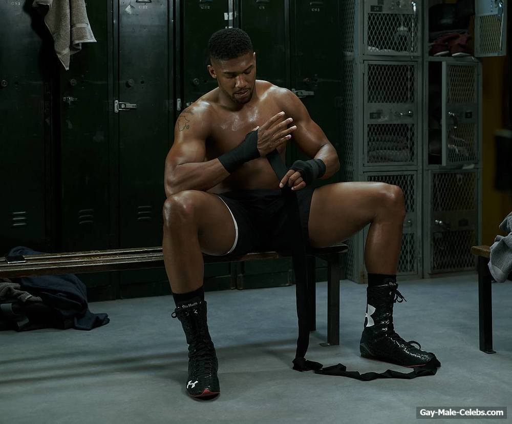 Anthony Joshua Looking Hot Shirtless In A Shower