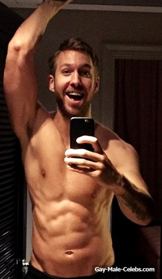 Calvin Harris Sexy Shirtless Selfie Photos