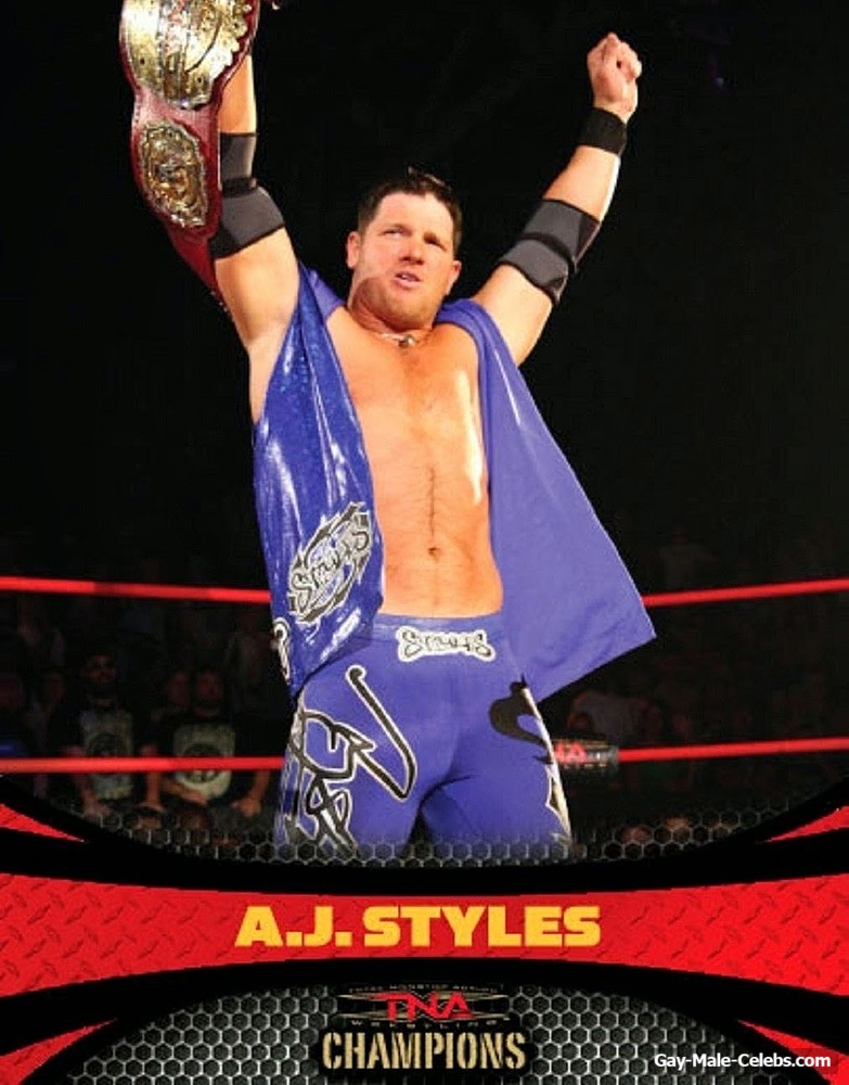 AJ Styles Huge Bulge Photos