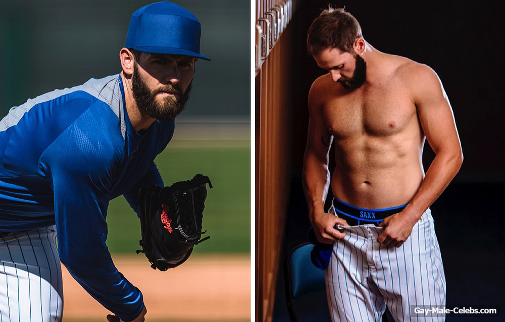 American Professional Baseball Pitcher Jake Arrieta Leaked Frontal Nude Pho...