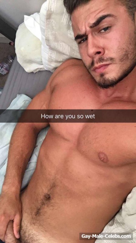 Love Island Star James Khan Shows Off His Cock