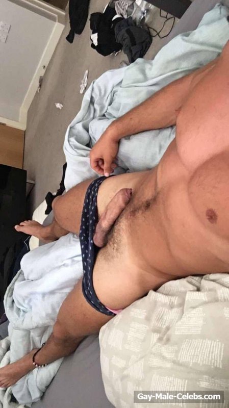 Love Island Star James Khan Shows Off His Cock