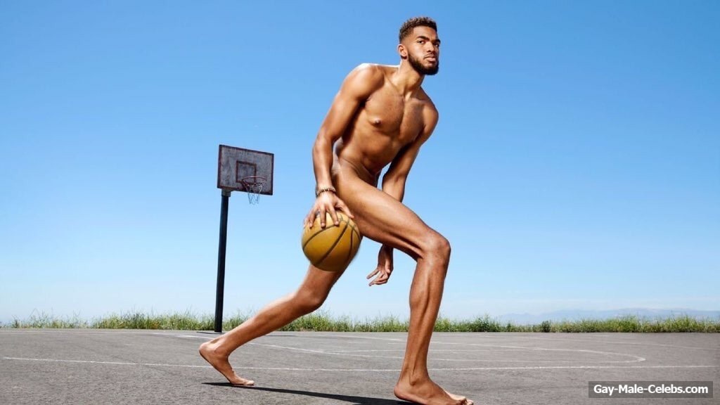 Karl Anthony Towns Posing Naked For ESPN