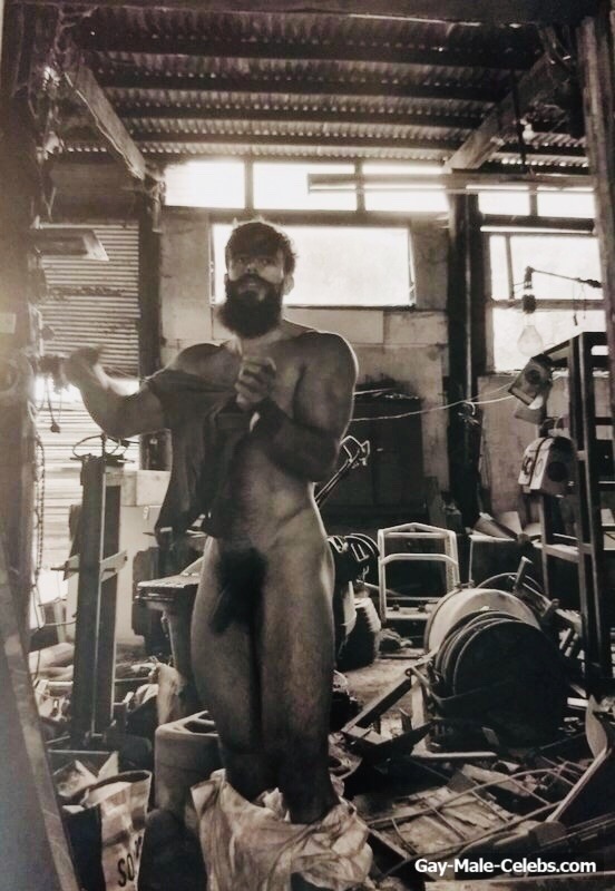 Sport Model Killian Belliard Exposing His Huge Cock