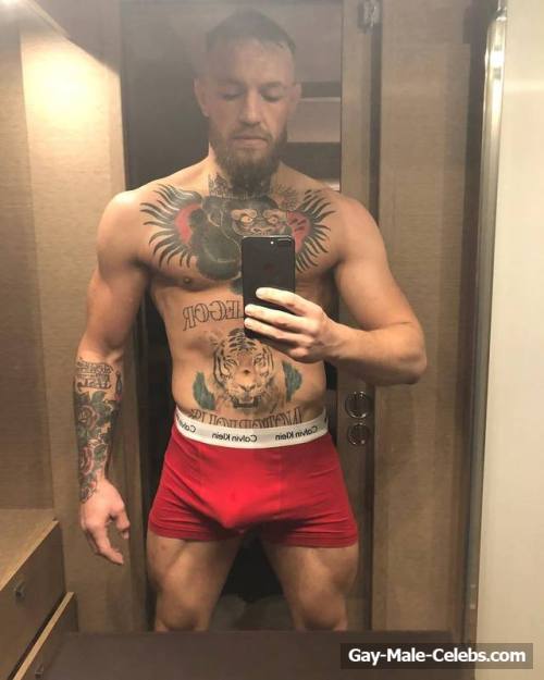 Conor McGregor Hot Underwear Bulge Selfie Photos