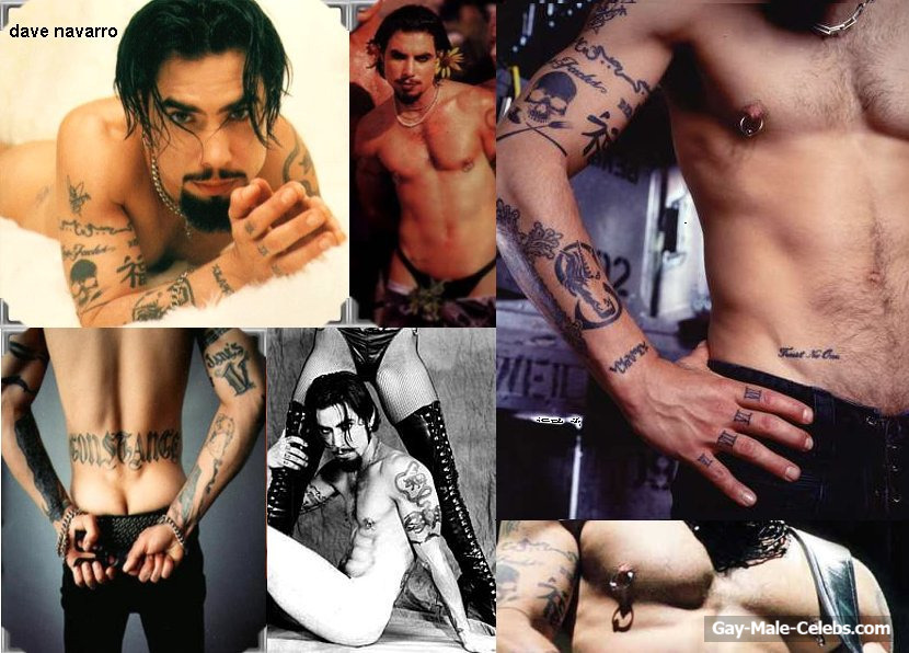 Dave Navarro Displays His Great Cock