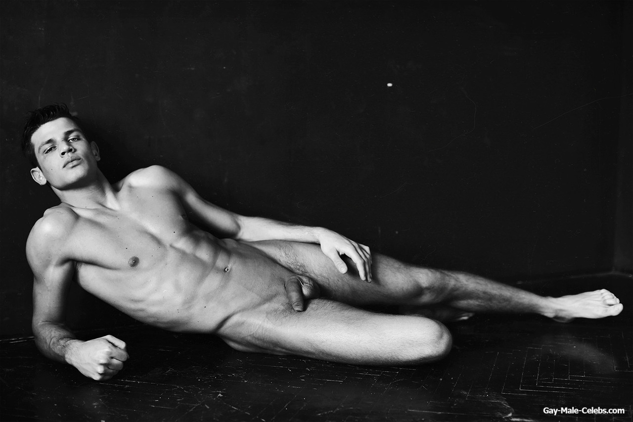 Fashion Model &amp; MMA Star Oliver Nemeth Frontal Nude Posing Photos