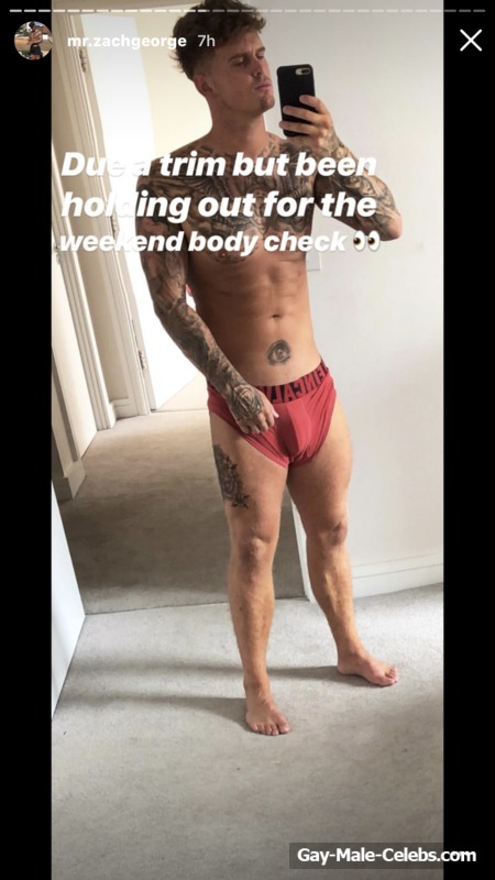 Reality Star Zach George Tull Shows His Lovely Nude Ass And Sexy Underwear