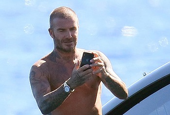 David Beckham nude