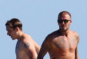 David Beckham nude