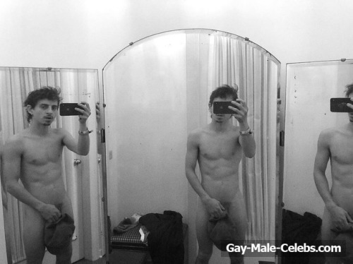 American Actor Moises Arias Covering Naked Selfie