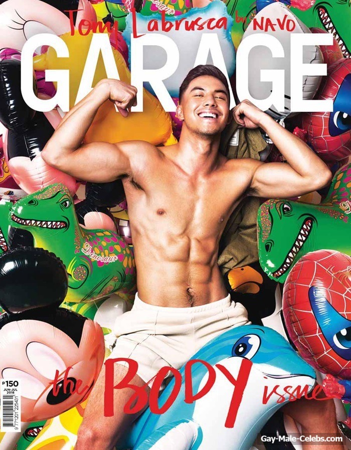 Tony Labrusca Posing Shirtless &amp; Sexy For GARAGE Magazine