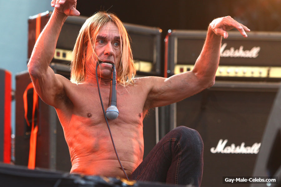 Iggy Pop Nude Cock On A Stage
