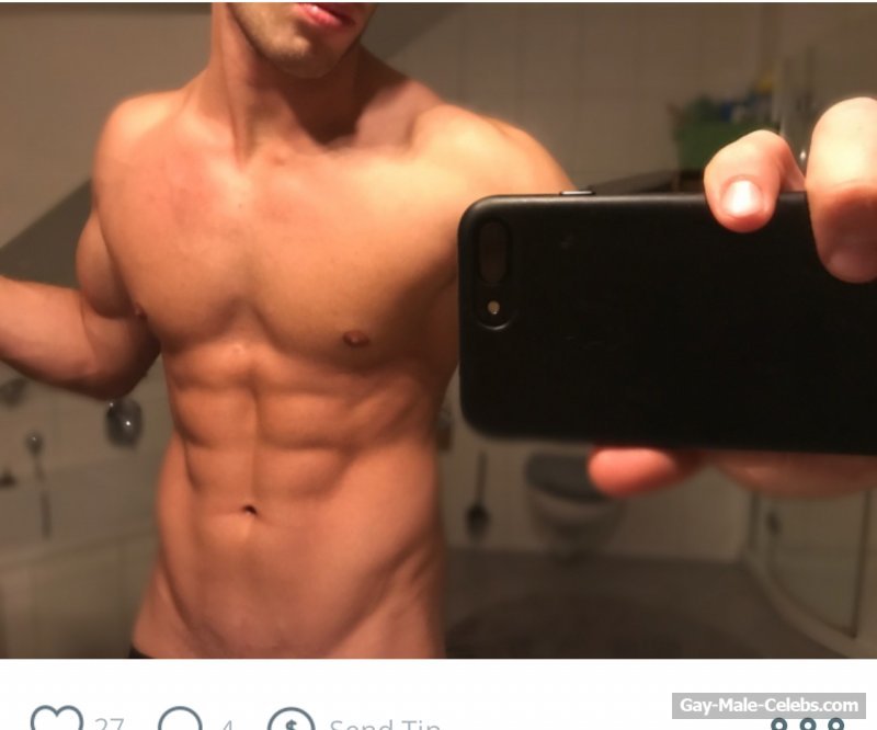 Model &amp; Instagram Star Tobias Reuter Hot Underwear And Bulge Photos